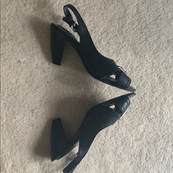 Black slingback heels size 7.5 (US) Fossil - Picture 3 of 8